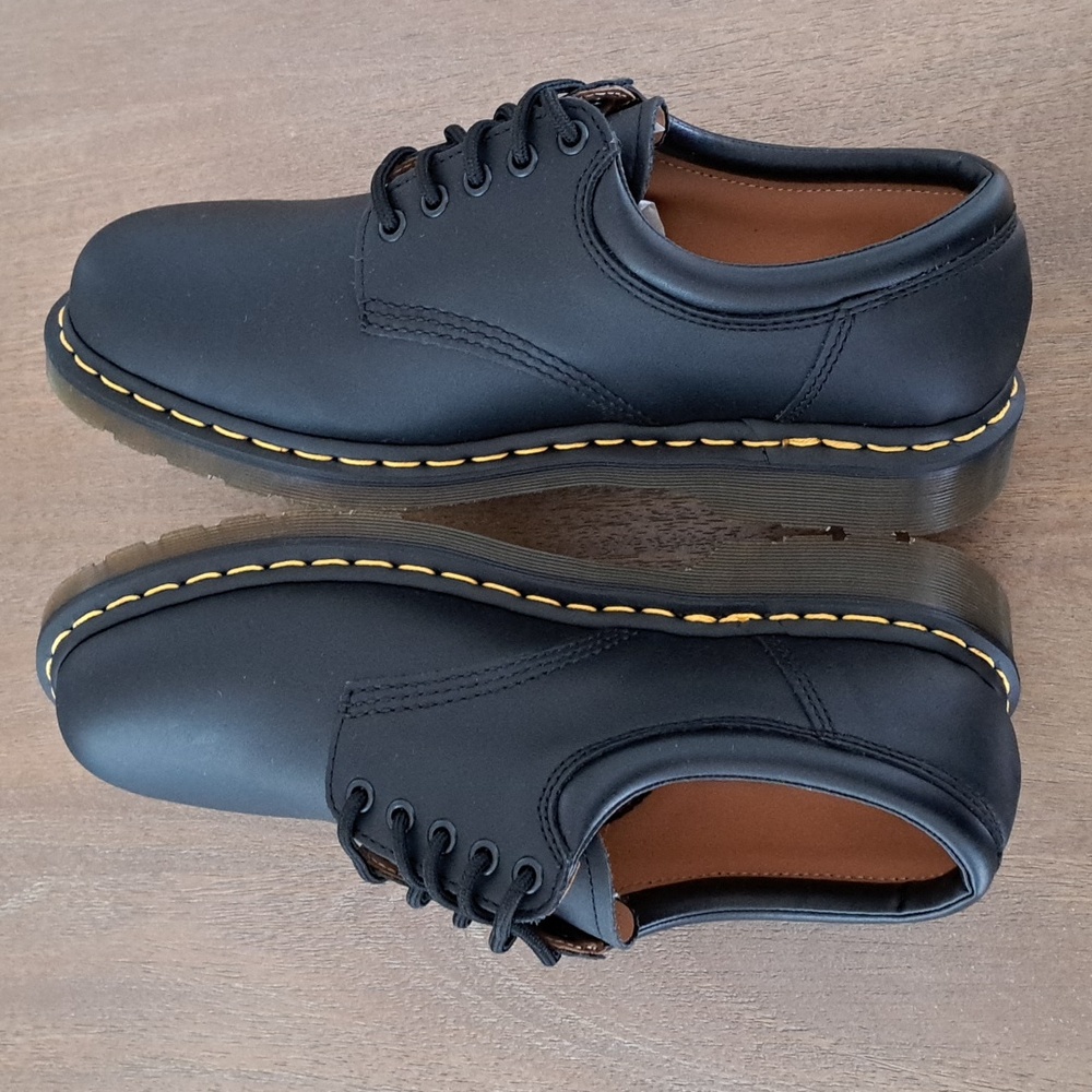 Dr. Martens 8053 Leather Platform Casual Shoes - Color: Black - Size: 11 - Picture 6 of 9